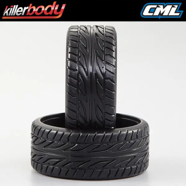 Killerbody Drift Tread Tyre 1/ 10 Touring Car Type "A" (4pc)