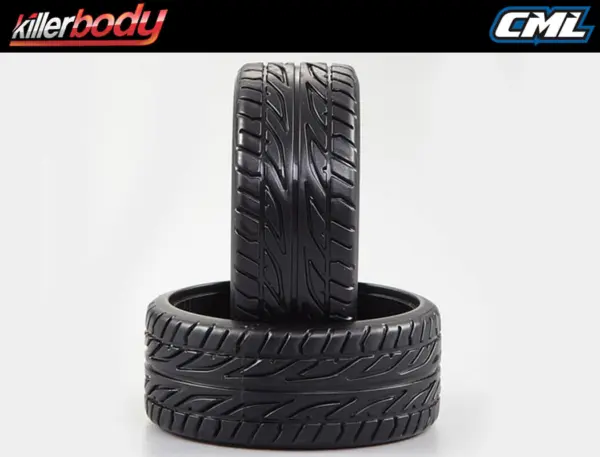 Killerbody Drift Tread Tyre 1/ 10 Touring Car Type "A" (4pc)