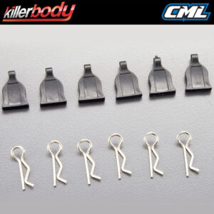 Killerbody Body Clips W/Rubber Pulls (6)