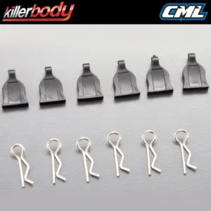 Killerbody Body Clips W/Rubber Pulls (6)