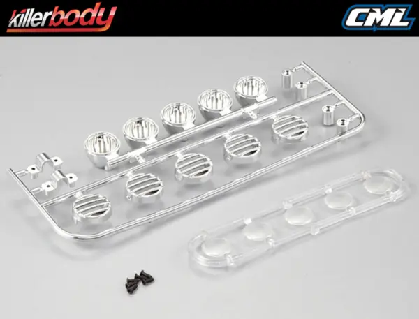Killerbody Chrome Light Set for Roof Type A