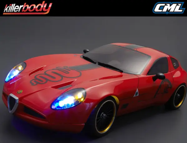 Killerbody Alfa Romeo Tz3 Corsa 190mm Clear Body