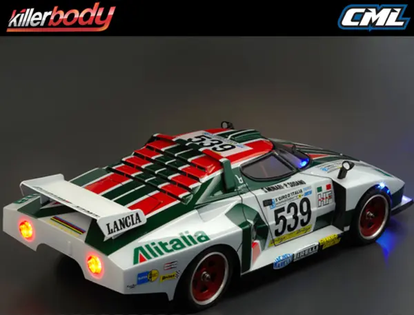 Killerbody Lancia Stratos (1977 Giro) 190mm Clear Body