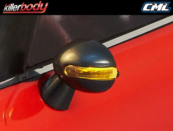 Killerbody Wing Mirror "C" W/L Ed Unit Set 1/10 Touring Car – view 3