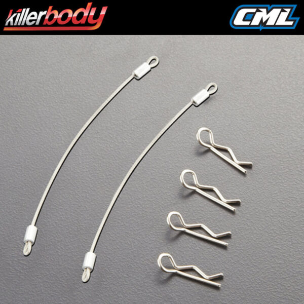 Killerbody Body Rope W/Clip Set (Metal) 100mm