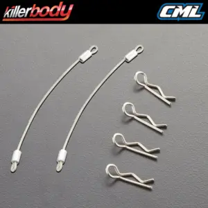 Killerbody Body Rope W/Clip Set (Metal) 80mm