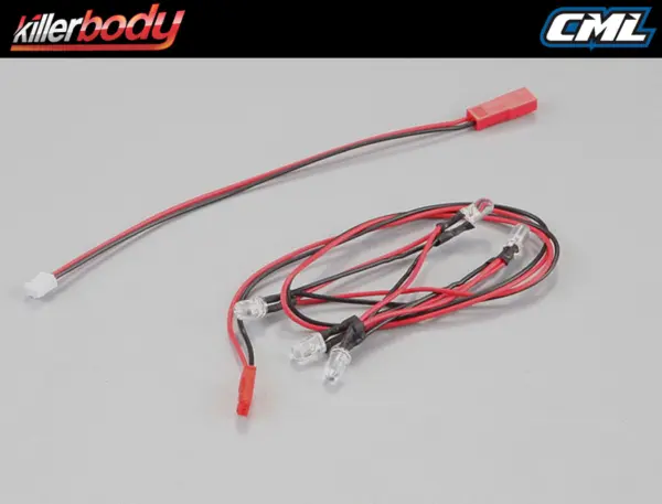 Killerbody Led Unit Set for Ro of Light (5 White Leds/Dia:5mm
