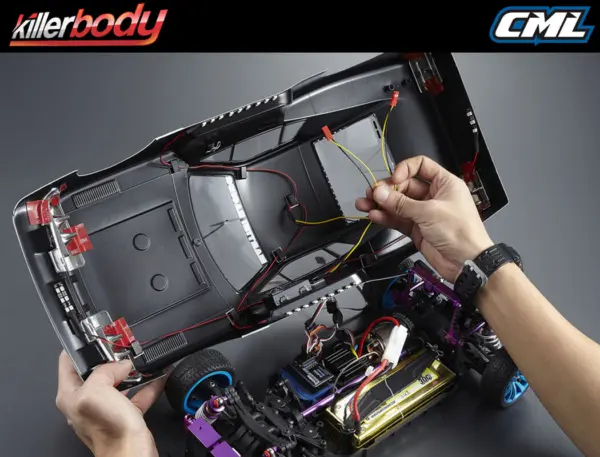 Killerbody Led Unit Set for Ro of Light (5 White Leds/Dia:5mm