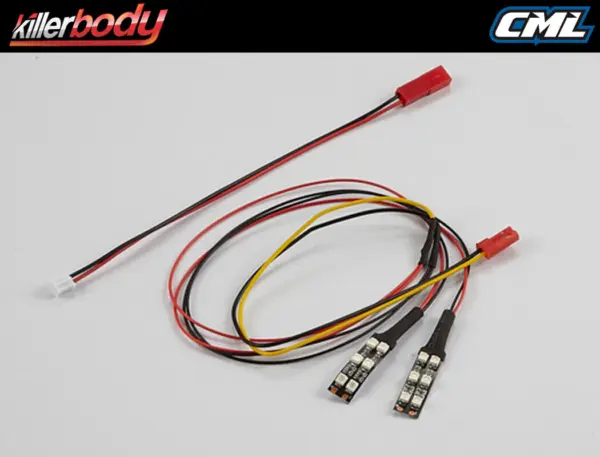 Killerbody Chassis Light W/SMD Led Unit Set (12 Red Leds)