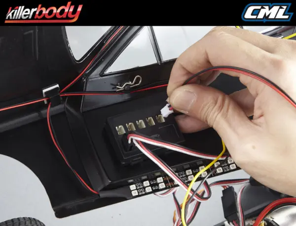 Killerbody Chassis Light W/SMD Led Unit Set (12 Red Leds)