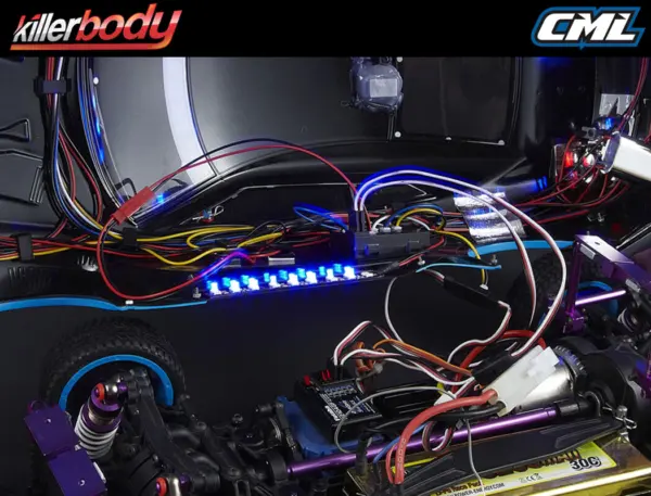 Killerbody Chassis Light W/SMD Led Unit Set (12 Red Leds)