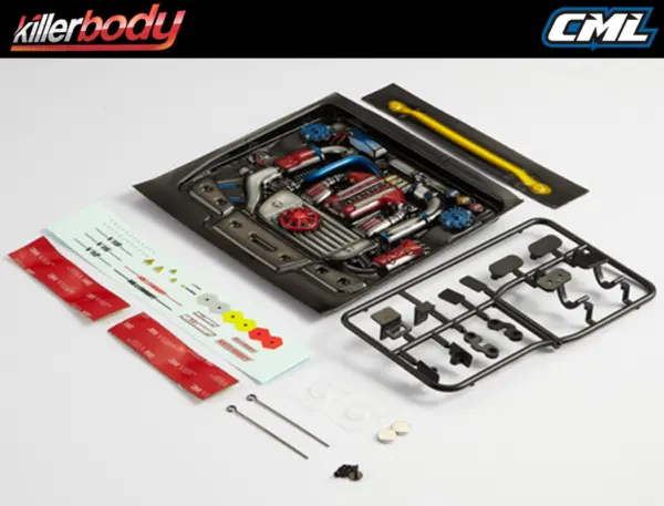 Killerbody Touring Car Engine Finished Type D – view 2