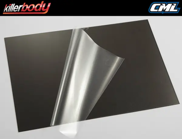 Killerbody Carbon Finish Lexan Sheet 203 X 305 X 0.5MM