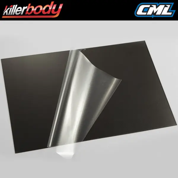 Killerbody Carbon Finish Lexan Sheet 203 X 305 X 1.2MM