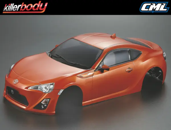 Killerbody Toyota 86 190mm Finished Body Met-Orange