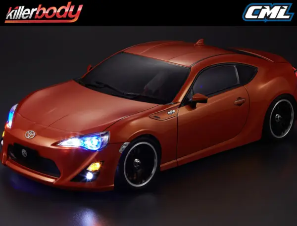 Killerbody Toyota 86 190mm Finished Body Met-Orange