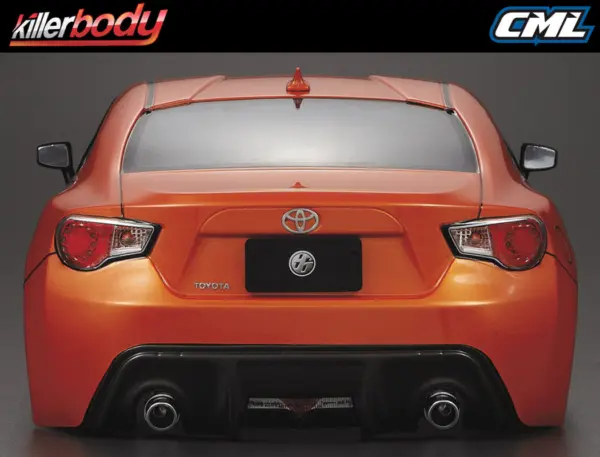 Killerbody Toyota 86 190mm Finished Body Met-Orange