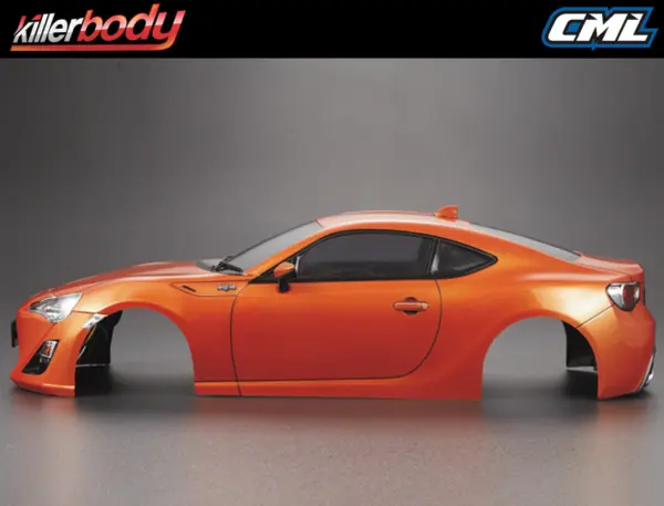 Killerbody Toyota 86 190mm Finished Body Met-Orange