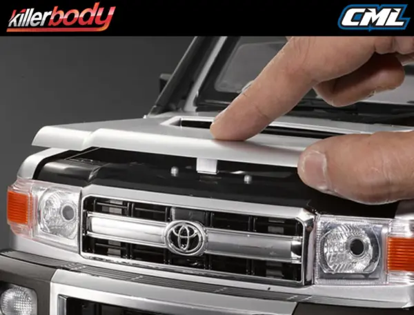 Killerbody Toyota Land Cruiser Lc70 Movable Hood Upgrade Set