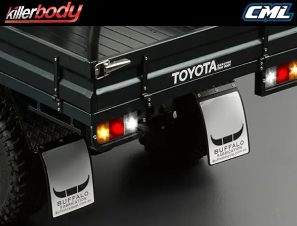 Killerbody Rear Fender for 1/10th Truck (3.75 Inch Tyres)