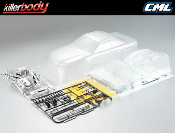 Killerbody Nissan Skyline R34 195mm Clear Body
