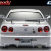 Killerbody Nissan Skyline R34 195mm Finished Body-White - Image 2