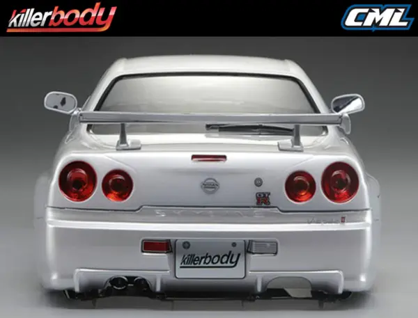 Killerbody Nissan Skyline R34 195mm Finished Body-White