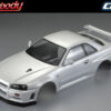 Killerbody Nissan Skyline R34 195mm Finished Body-White - Image 4