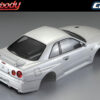 Killerbody Nissan Skyline R34 195mm Finished Body-White - Image 6
