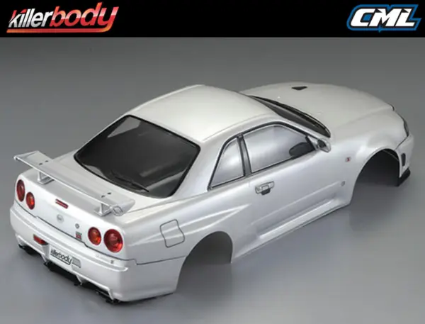 Killerbody Nissan Skyline R34 195mm Finished Body-White