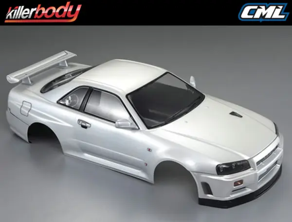 Killerbody Nissan Skyline R34 195mm Finished Body-White