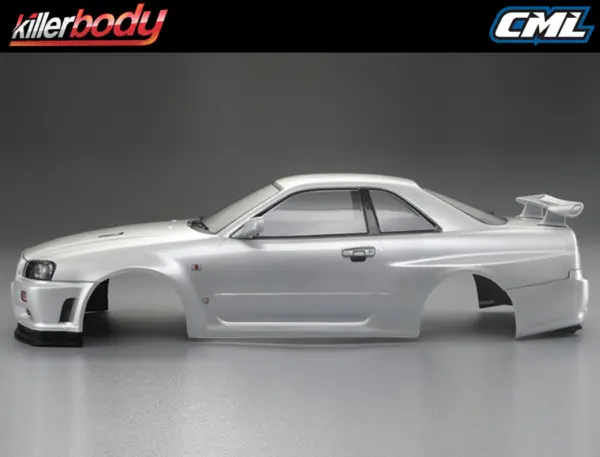 Killerbody Nissan Skyline R34 195mm Finished Body-White