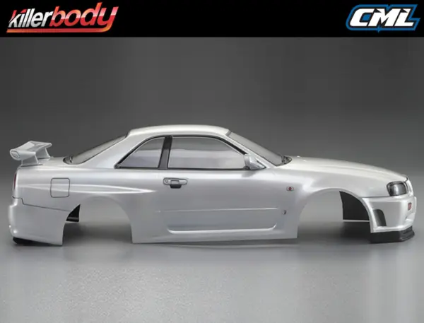 Killerbody Nissan Skyline R34 195mm Finished Body-White