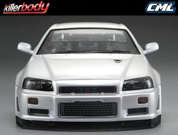 Killerbody Nissan Skyline R34 195mm Finished Body-White