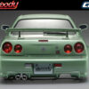 Killerbody Nissan Skyline R34 195mm Finished Body-Green - Image 3