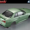 Killerbody Nissan Skyline R34 195mm Finished Body-Green - Image 8