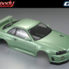 Killerbody Nissan Skyline R34 195mm Finished Body-Green - Image 9