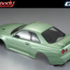 Killerbody Nissan Skyline R34 195mm Finished Body-Green - Image 10