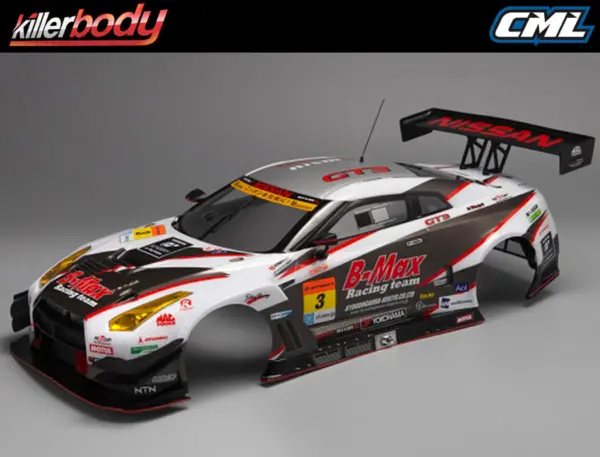 Killerbody B-Max NDDP Gt-R (Nismo Gt3) Finished Body Set