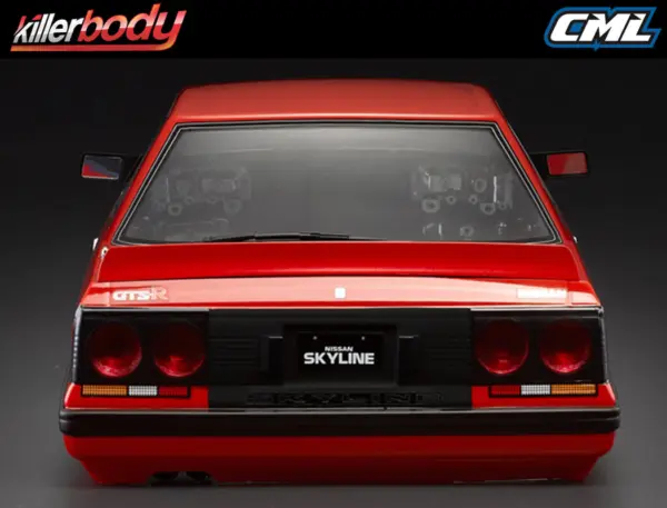 Killerbody Nissan Skyline R31 190mm Finished Body Red – view 5