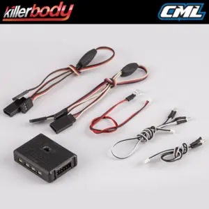 Killerbody Led Unit W/Control Box 5 (4x3mm Leds, 1x5mm Led)