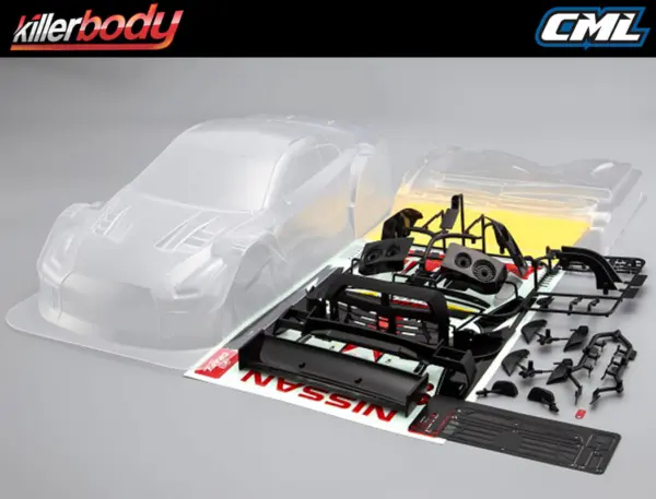 Killerbody Nissan Motul Autech Gt-R 2016 Clear Body Set – view 2