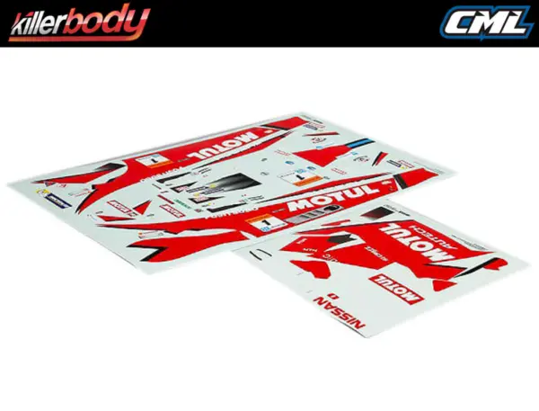 Killerbody Nissan Motul Autech Gt-R Decal Sheet