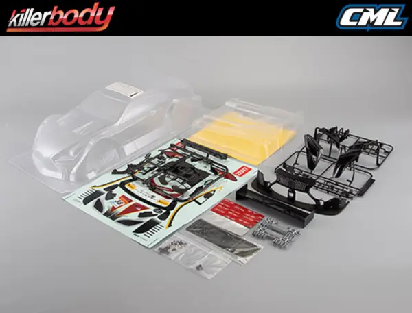 Killerbody Zent Cerumo Rc F Clear Bodyshell 1/10th