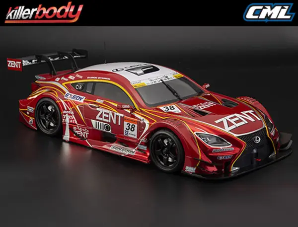 Killerbody Zent Cerumo Rc F Clear Bodyshell 1/10th