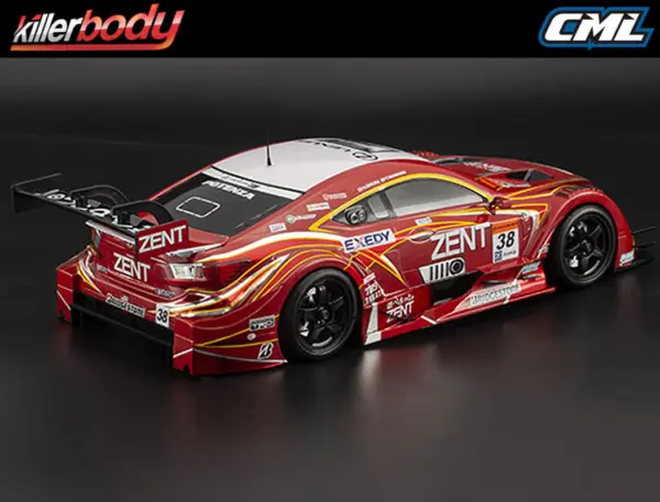 Killerbody Zent Cerumo Rc F Clear Bodyshell 1/10th