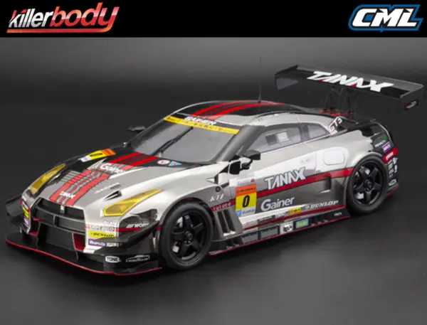 Killerbody Gainer Tanax Gt-R Nismo R35 Clear Body 1/10th