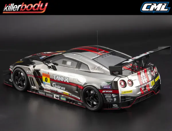 Killerbody Gainer Tanax Gt-R Nismo R35 Clear Body 1/10th