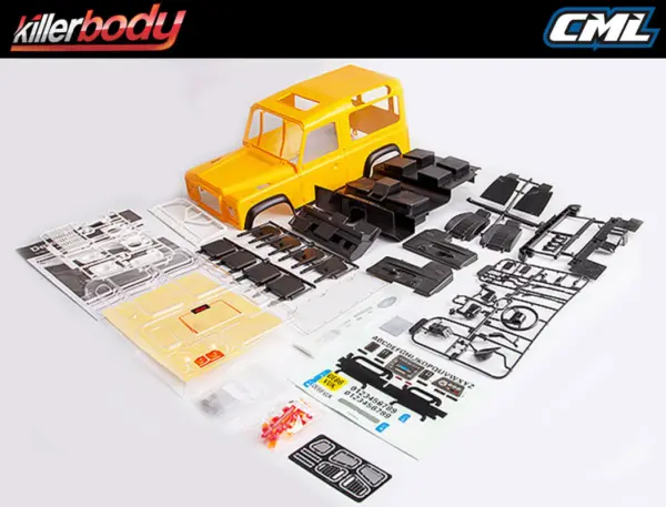 Killerbody Lr90 Hardbody Set Painted Yellow