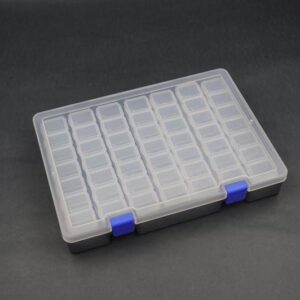 Boite De Rangement Koswork 7x7 Pour Pieces 245x175x38mm